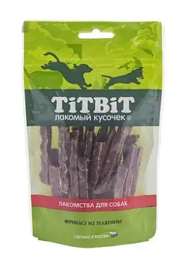TiTBiT Золотая коллекция лакомство для собак фрикасе из телятины 